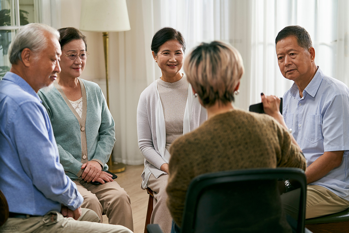 Chinese American seniors community